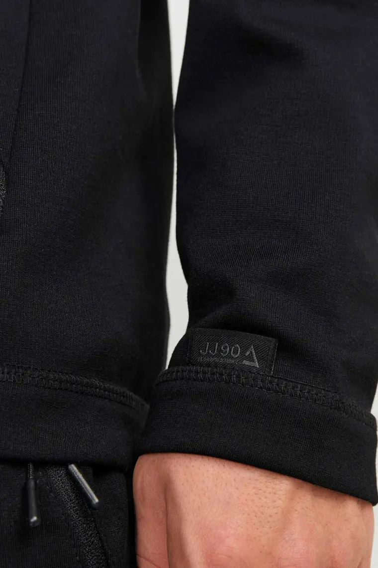 Jack & Jones 12253764  Jcocloud Sweat Zip Siyah