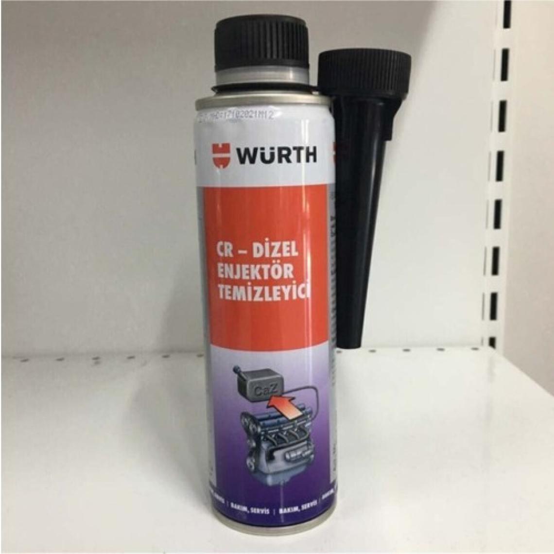 Würth Dizel Enjektör Temizleyici - 300 ml, Motor Performansını Artıran, Çevre Dostu ve Tüm Araçlarla Uyumlu Yakıt Katkısı