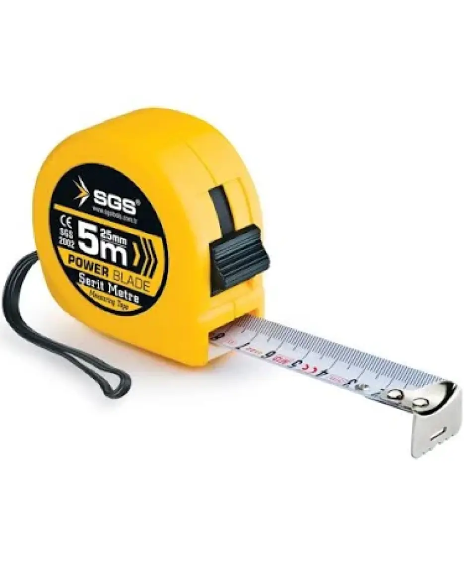 FLORI  5 MT*25 MM Çelik Şerit Metre  (1 Adet)