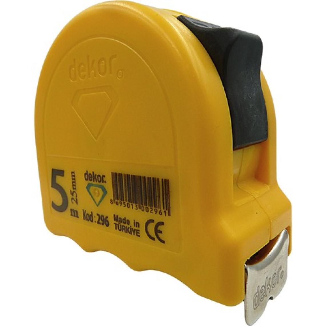Dekor Dekor 5 Metre 25MM Şerit Metre