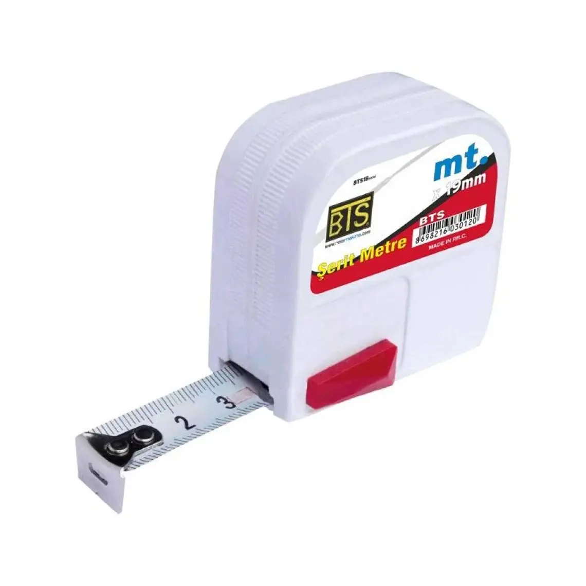 Bts 12358 Şerit Metre 3 m 19 mm