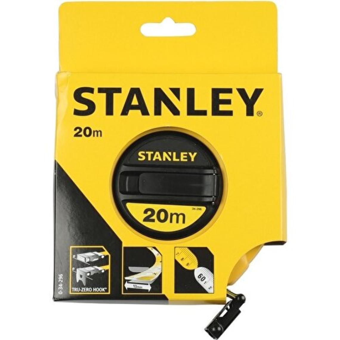 Stanley 0-34-296 Şerit Metre 20M, 12,7mm