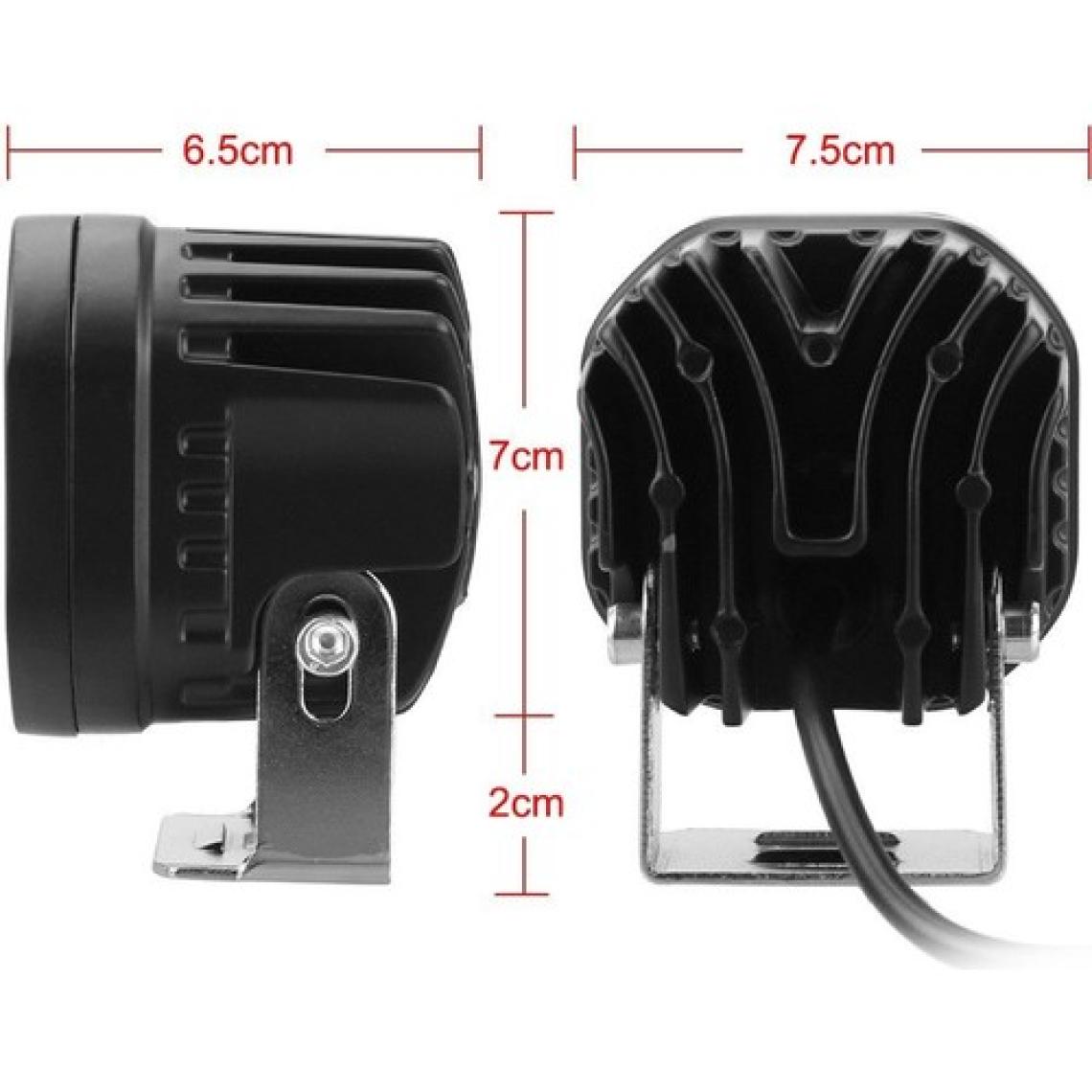 Drs Tuning Off - Road Sis Lambası 4 Led 12 - 32V 40W - Set Sarı Lass284 - 1