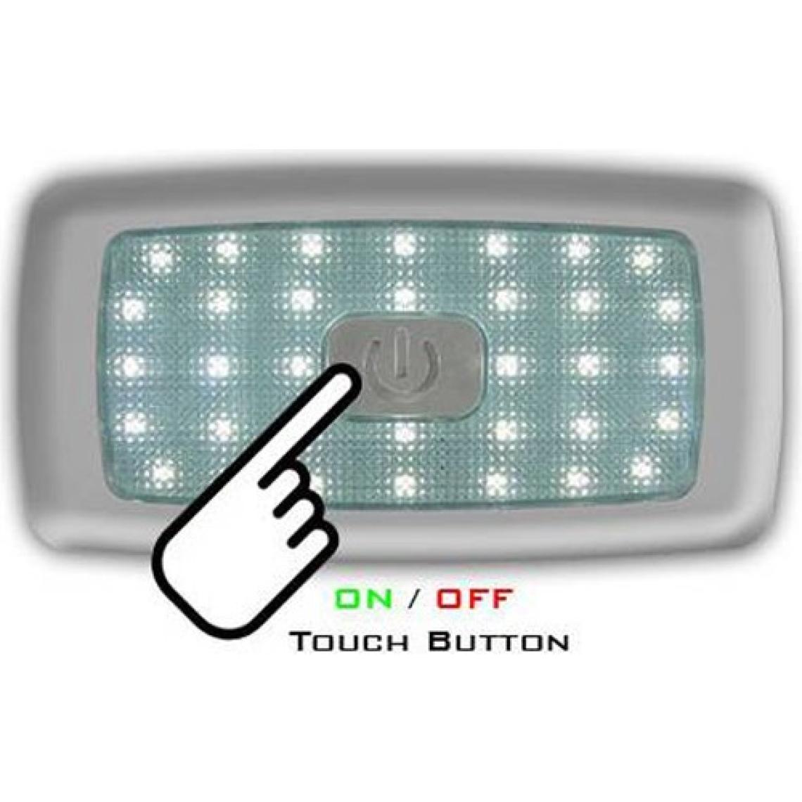 Sanel LED Lamba 12V 34 Ledli Iç Aydınlatma Dokunmatik Sıcak Beyaz Günışığı