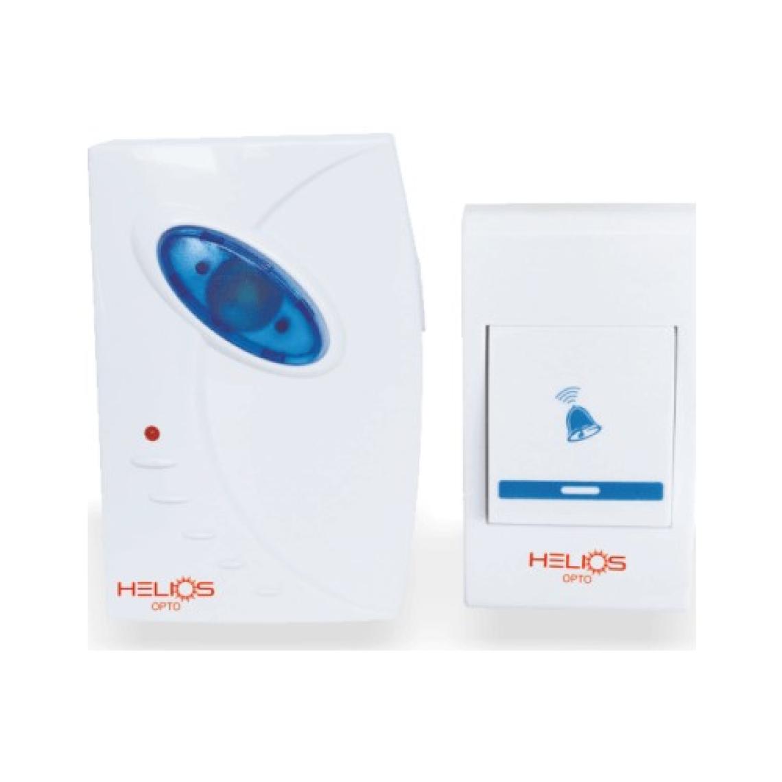 Helios Opto Tek Zilli Tek Kumandalı Kablosuz Kapı Zili