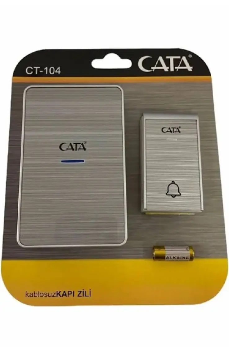 Cata Ct 104 Cata Uzaktan Kumandalı Zil Lüks Model LED Işıklı