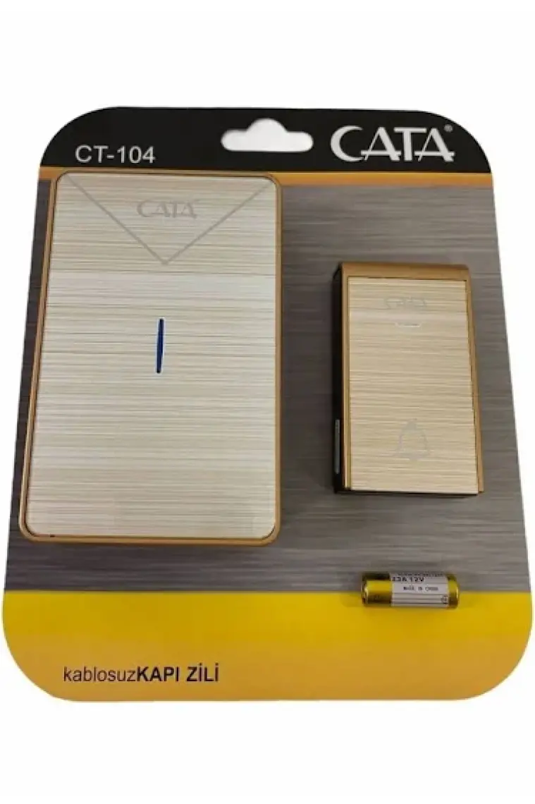 Cata Ct 104 Cata Uzaktan Kumandalı Zil Lüks Model LED Işıklı