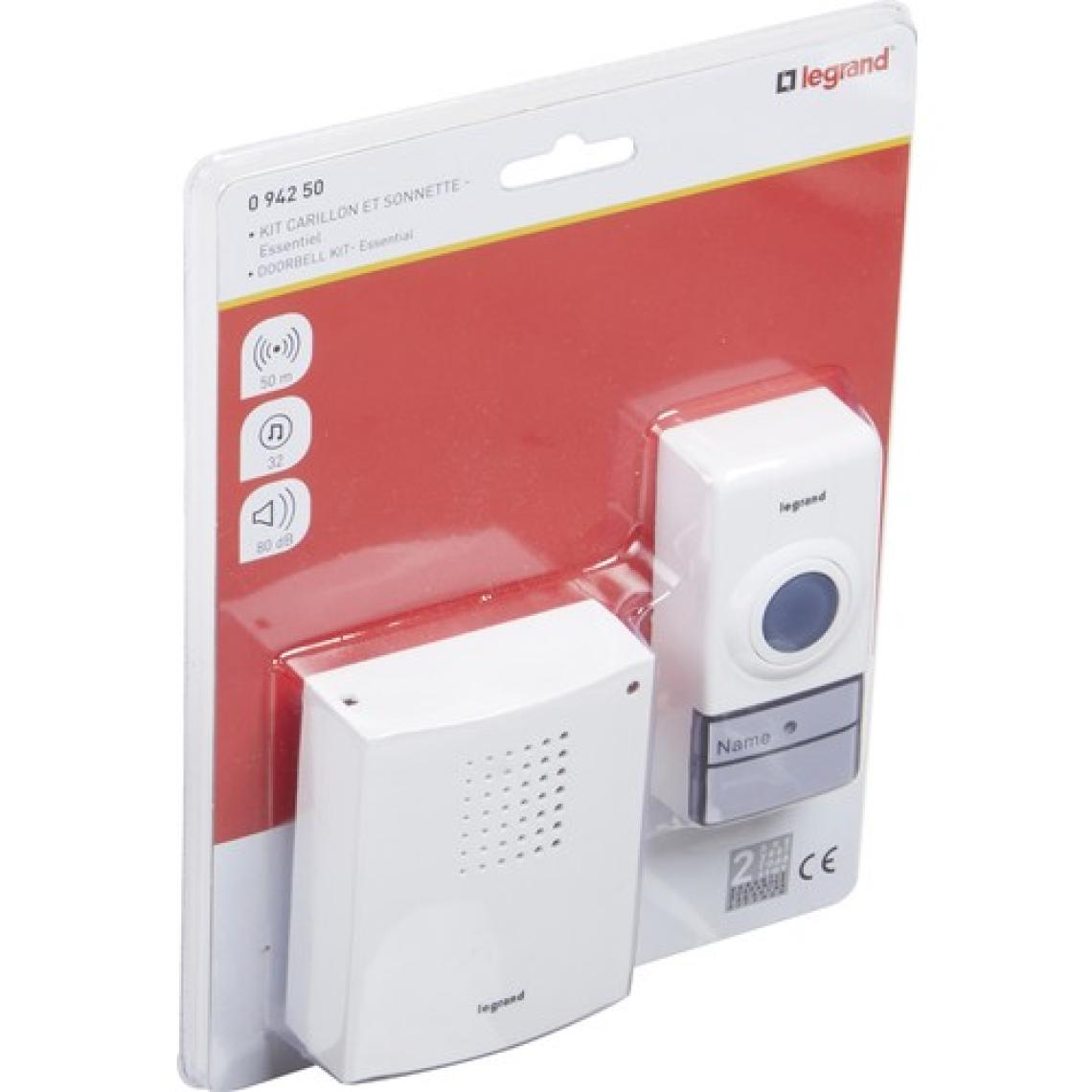 Legrand Kablosuz Zil, 32 Melodi Essentinal