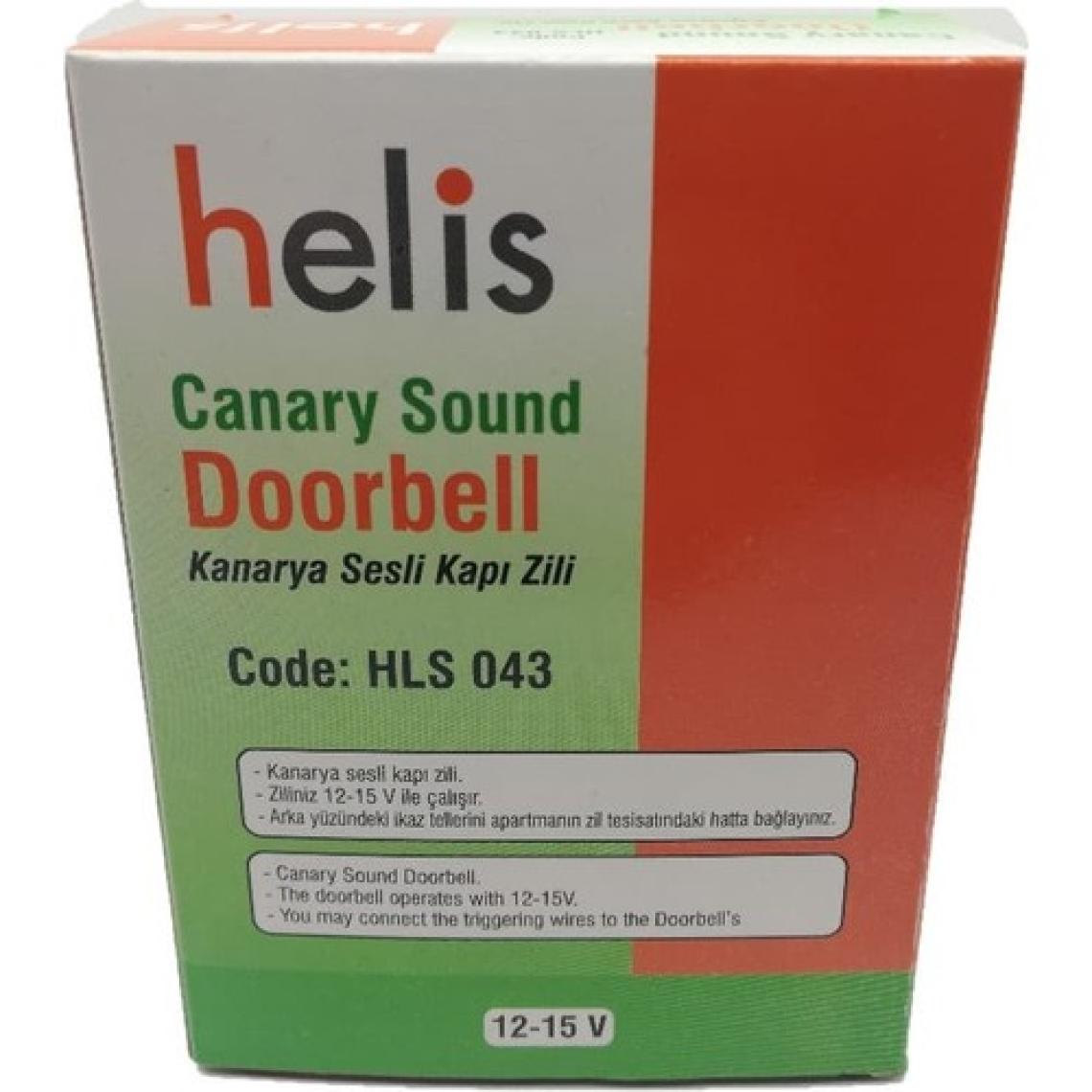 Helis Kapı Zili Kanarya Sesli Helis