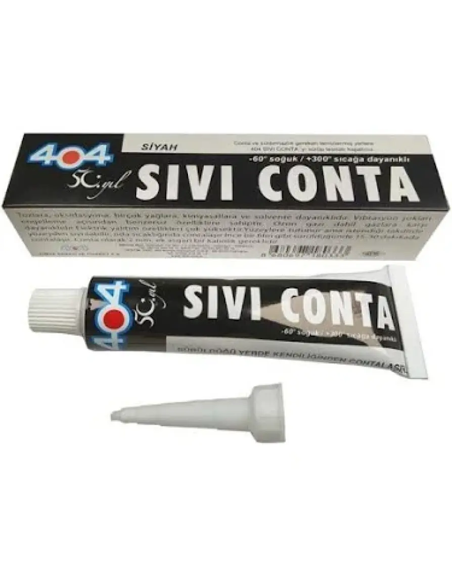 404 Sıvı Conta Siyah 45 gr