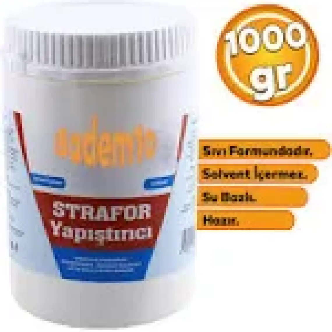 Nzb Kartonpiyer Eps Xps Yalıtım Levha Strafor Yapıştırıcısı 1 kg Sıvı Hazır Tutkal Su Bazlı Beyaz 1000 gr