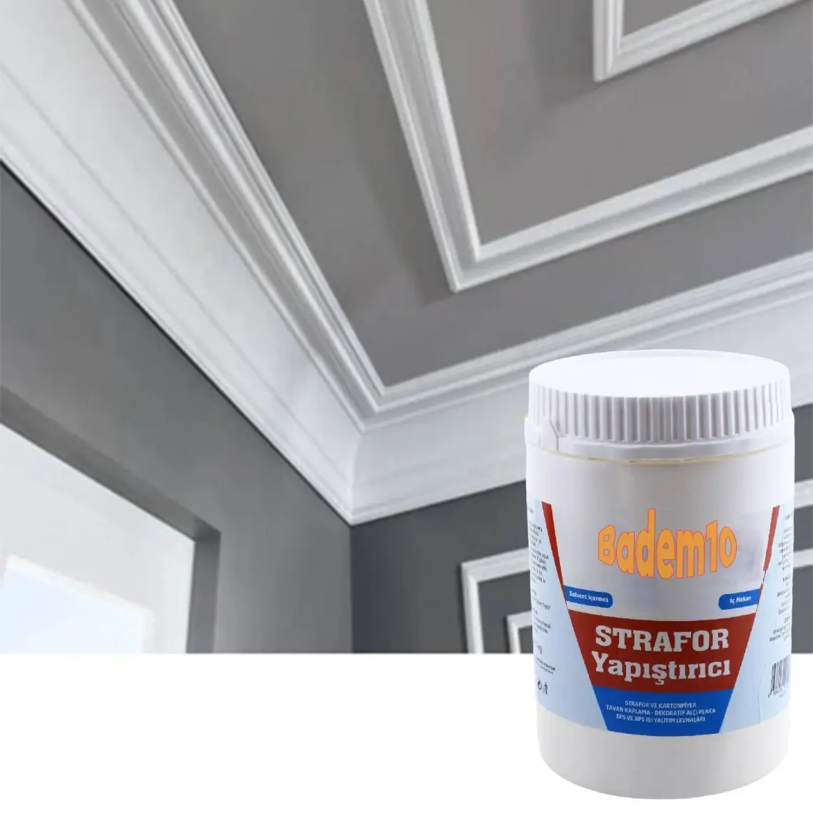Nzb Kartonpiyer Eps Xps Yalıtım Levha Strafor Yapıştırıcısı 1 kg Sıvı Hazır Tutkal Su Bazlı Beyaz 1000 gr