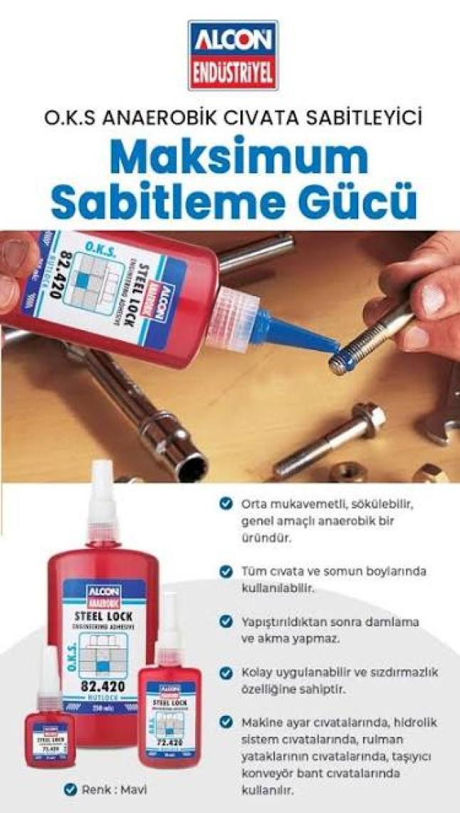 Alcon 72.420 Orta Kuvvet Civata Sabitleyici 15 Ml. Şişe 5242