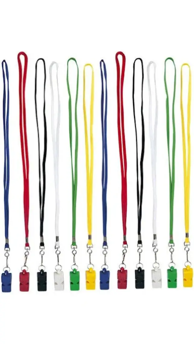 Tryon Unisex Renkli Düdük İpli Plastik 12'li DK-200