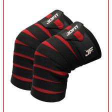 Jofit Knee Wraps Siyah - Kırmızı
