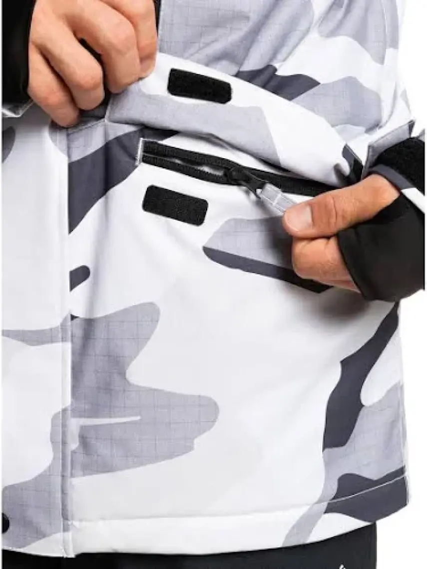 Quiksilver Mission Printed Jk Erkek Snowboard Ceketi EQYTJ03338