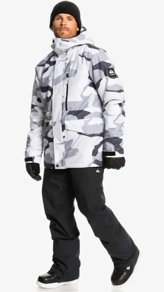Quiksilver Mission Printed Jk Erkek Snowboard Ceketi EQYTJ03338