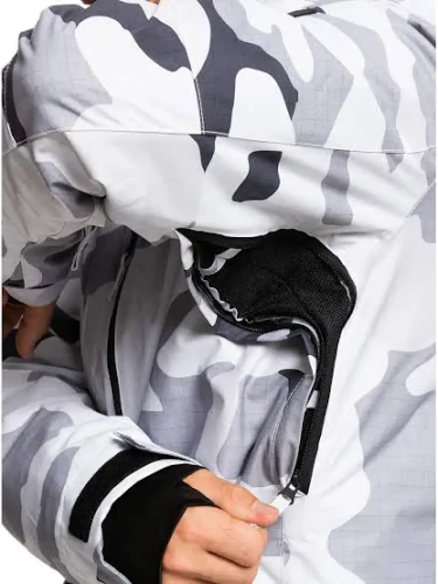 Quiksilver Mission Printed Jk Erkek Snowboard Ceketi EQYTJ03338