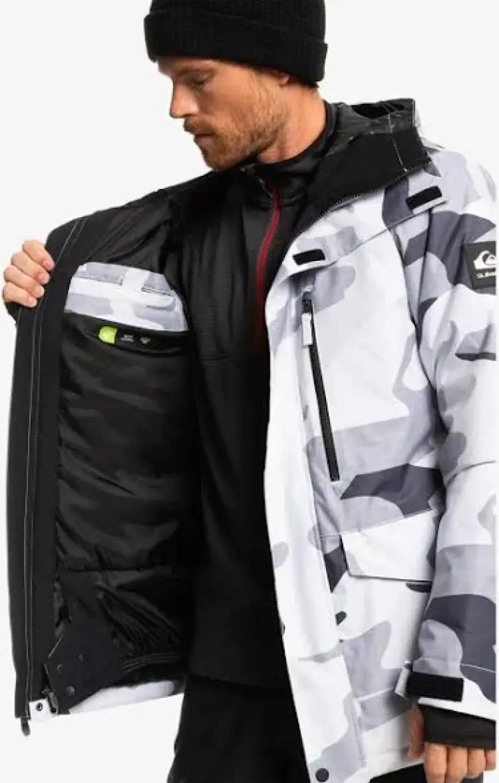 Quiksilver Mission Printed Jk Erkek Snowboard Ceketi EQYTJ03338