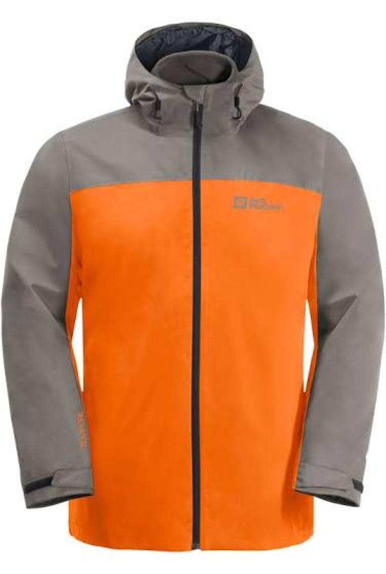 Jack Wolfskin Taubenberg 3In1 Jkt M Erkek Gri Mont 1115311-6185