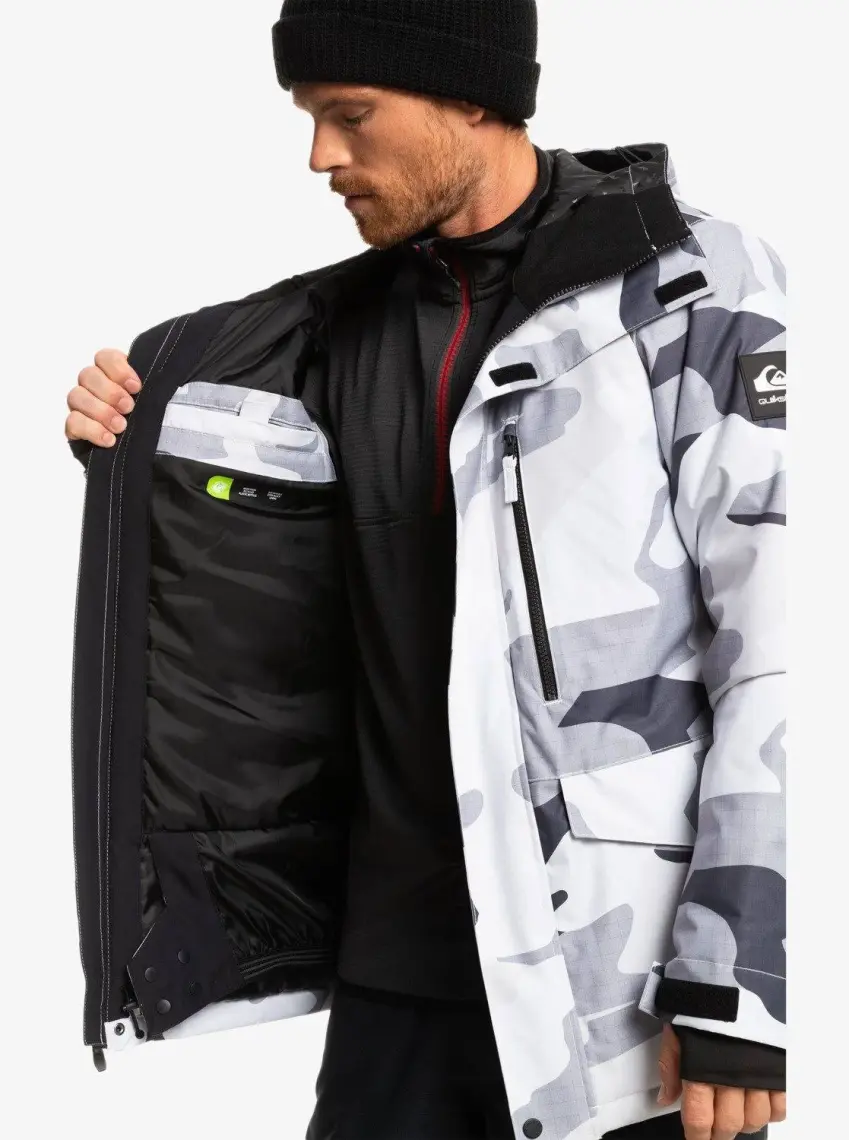 Quiksilver Mission Printed Jk Erkek Snowboard Ceketi EQYTJ03338