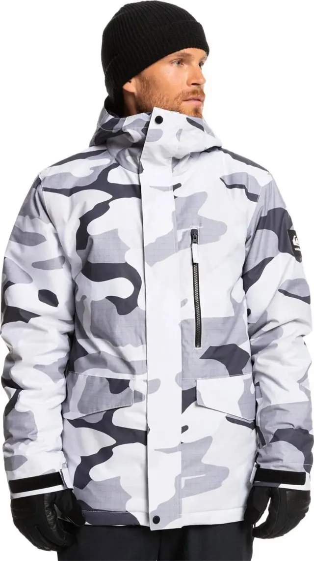 Quiksilver Mission Printed Jk Erkek Snowboard Ceketi EQYTJ03338