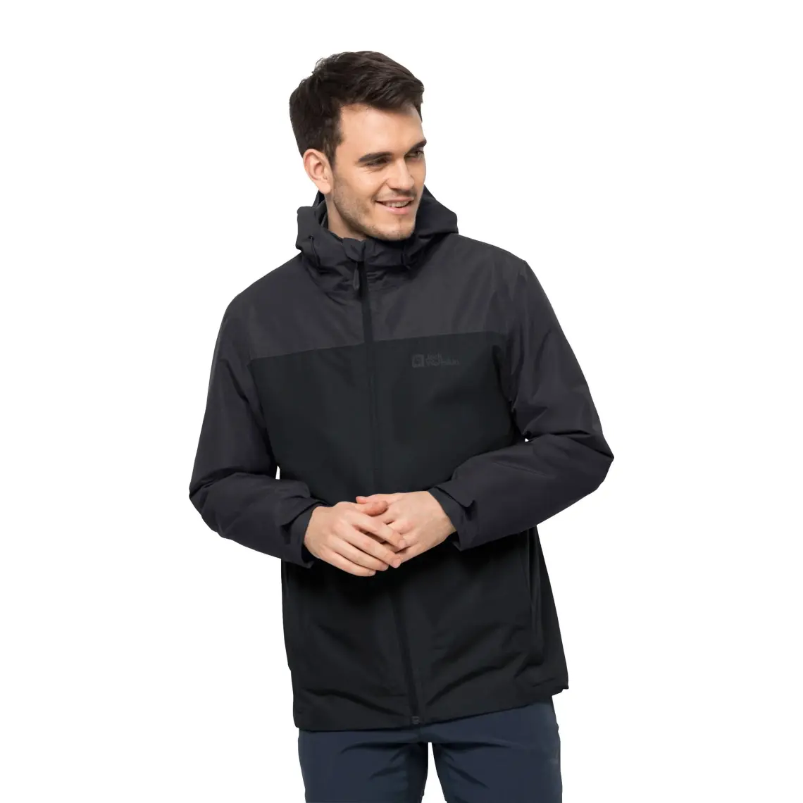Jack Wolfskin Taubenberg 3In1 Jkt M Erkek Gri Mont 1115311-6185