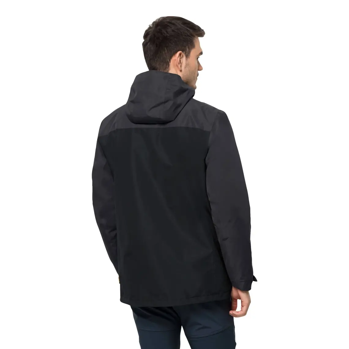Jack Wolfskin Taubenberg 3In1 Jkt M Erkek Gri Mont 1115311-6185