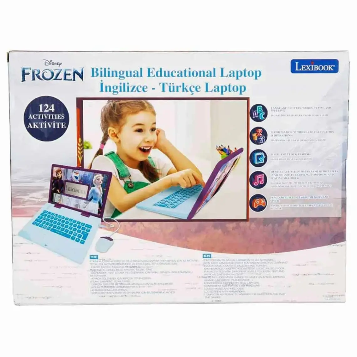 Lexibook Disney Frozen Ingilizce Türkçe Laptop