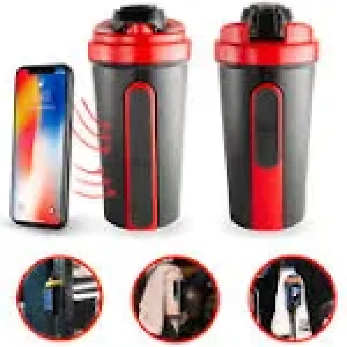 Blentra Mıknatıslı Shaker 750 Ml, Çok Amaçlı Karıştırıcı Şişe