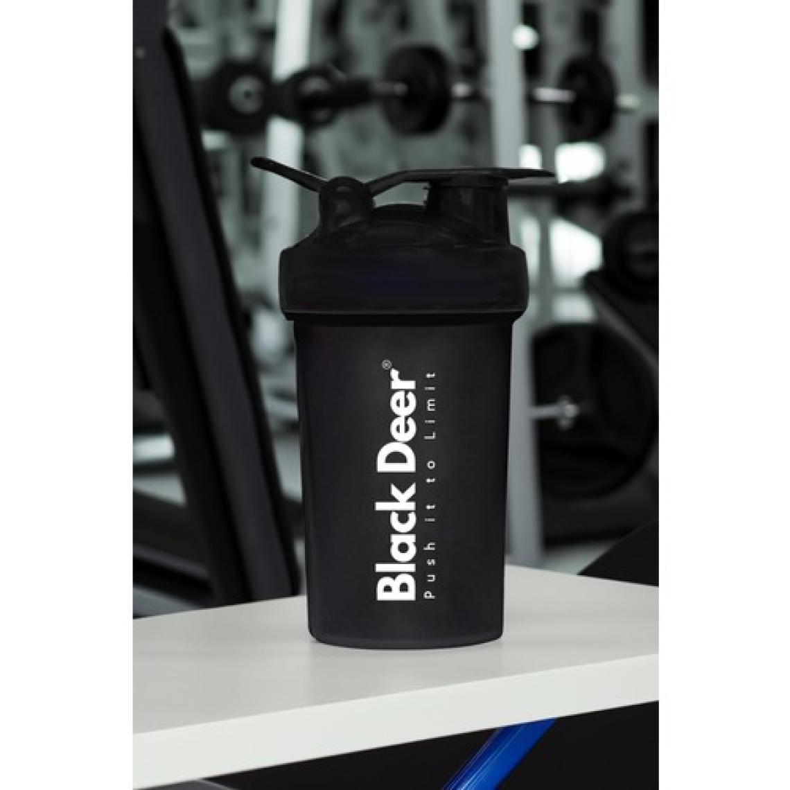 Black Deer Shaker Karıştırıcı Sporcu Protein Shaker  550 ml Siyah