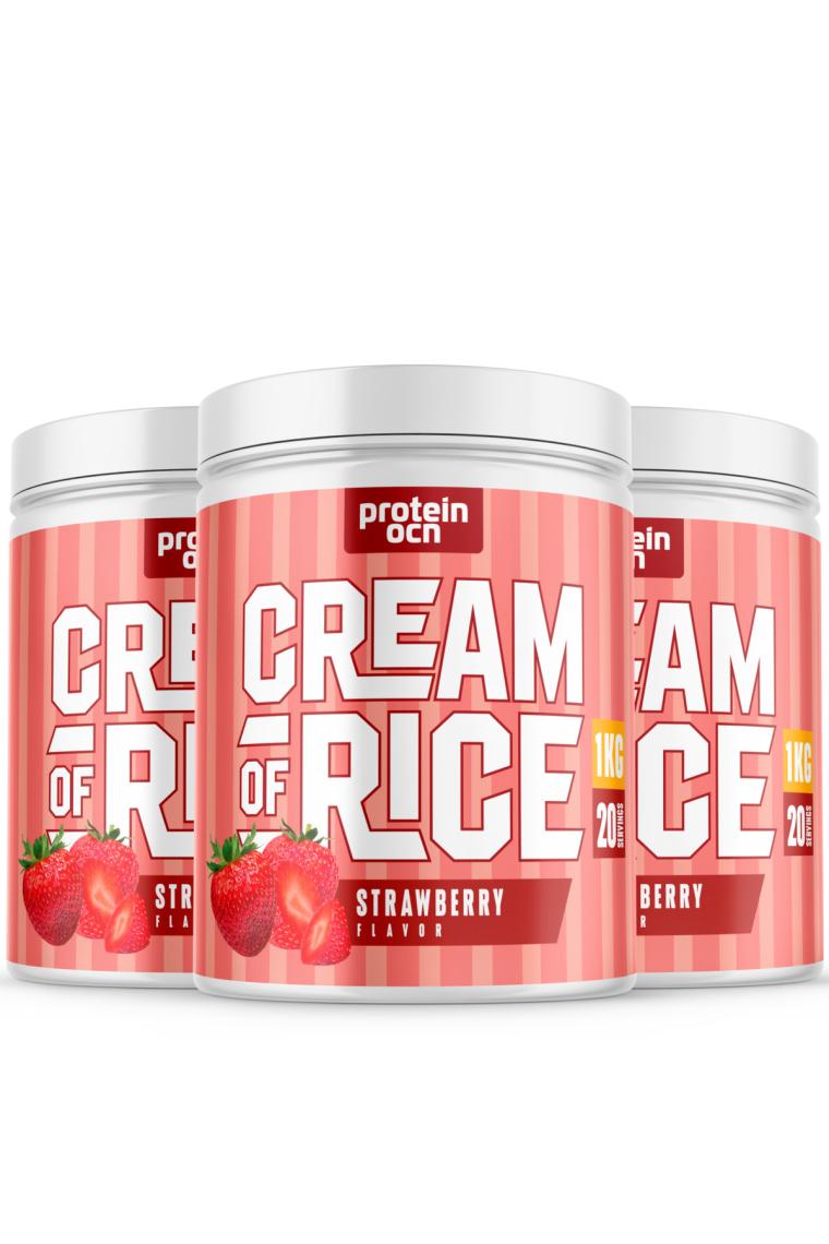 Cream Of Rice Pirinç Kreması Çilek 1kg x 3 Adet
