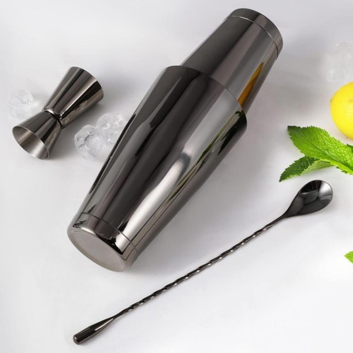 Vosco 3 Parça Avantajlı Kokteyl Set Boston Shaker 750 ml