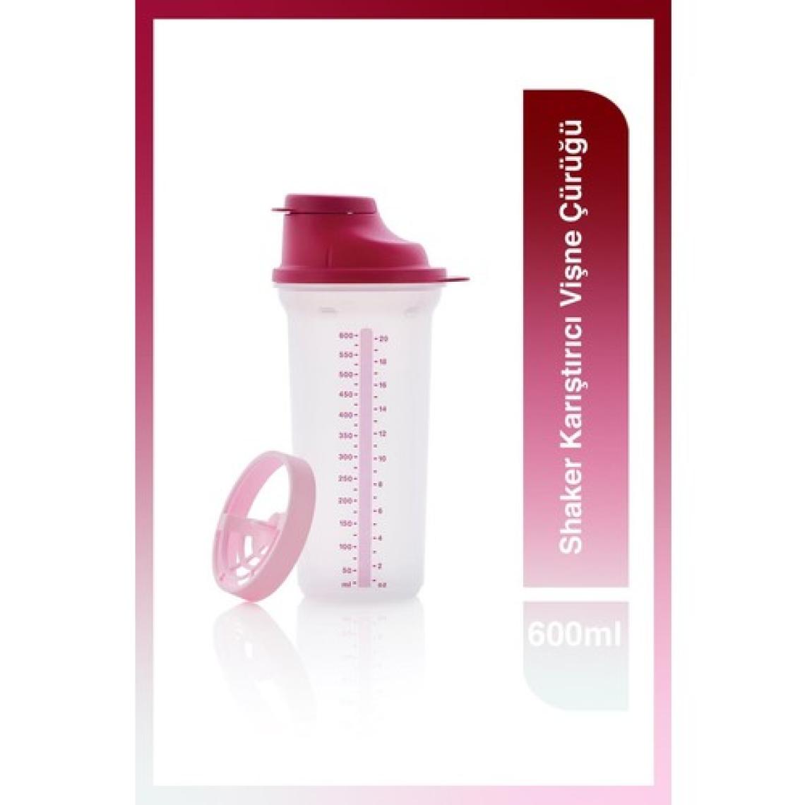 Tupperware Shaker Karıştırıcı 600 ml Vişne Çürüğü