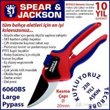 Spear And Jackson 6060Bs Budama Makası Profesyonel Bypass