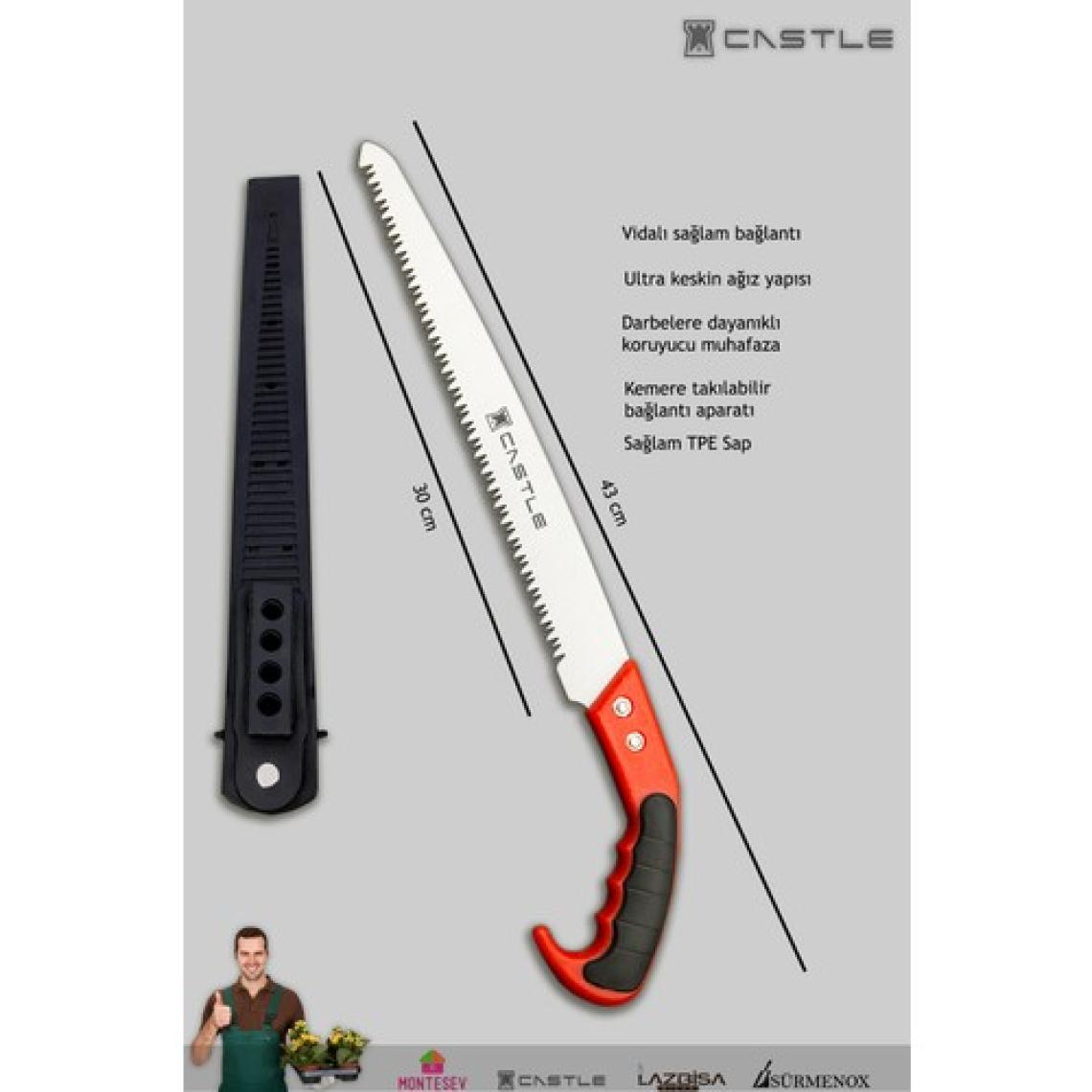 Lazbisa Lz-k11 Budama Makası Budama Testeresi Ve Aşı Çakısı Bıçağı 3 Lü Set