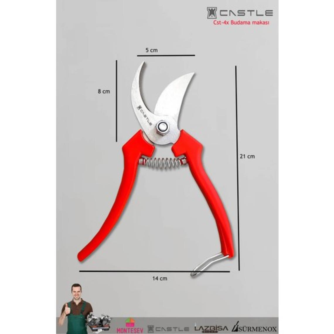 Lazbisa Lz-k11 Budama Makası Budama Testeresi Ve Aşı Çakısı Bıçağı 3 Lü Set