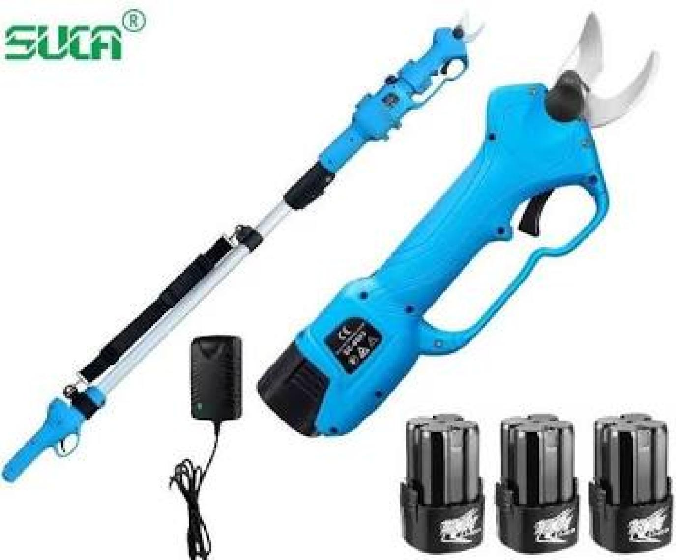 Suca SC-8603 Uzatma Aparatlı 3 Akülü Şarjlı Budama Makası 2,5cm ATALAR24