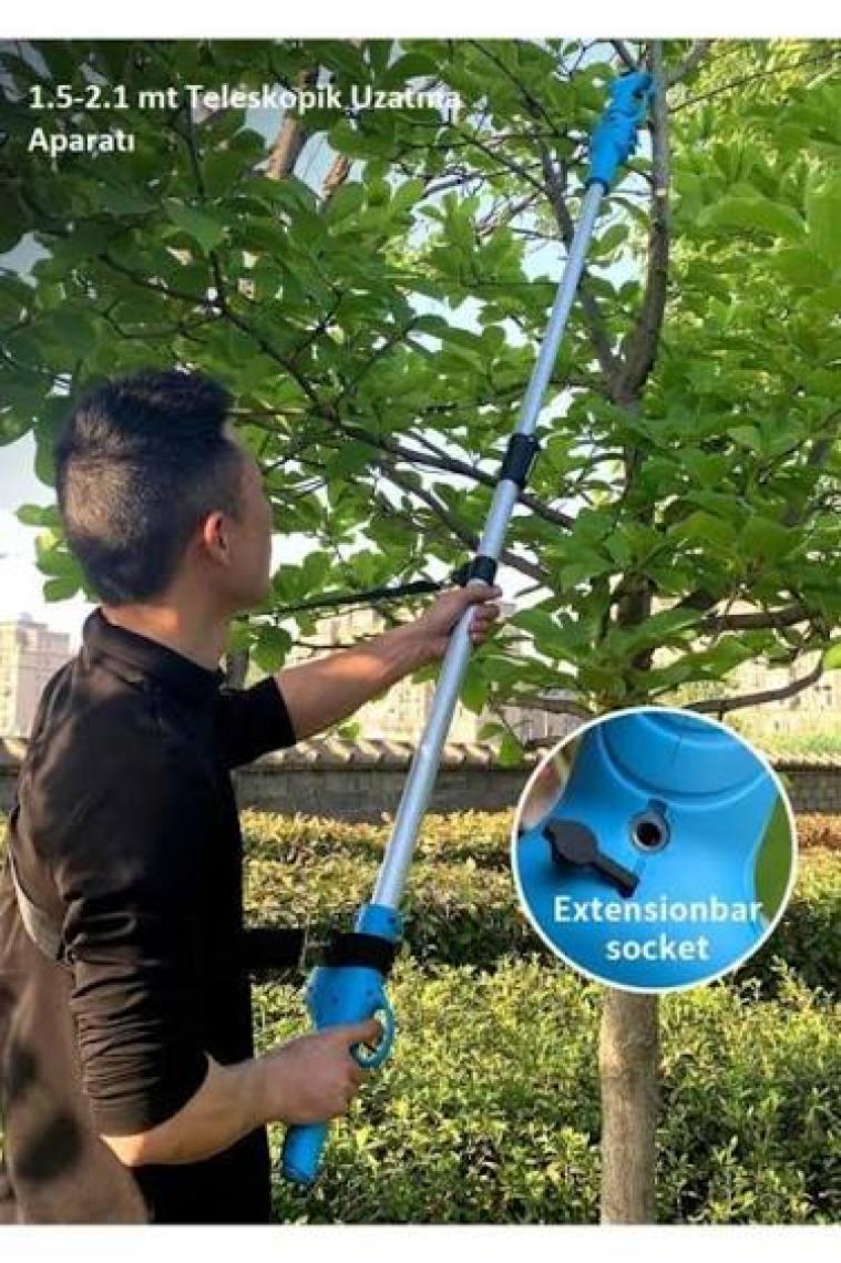 Suca SC-8603 Uzatma Aparatlı 3 Akülü Şarjlı Budama Makası 2,5cm ATALAR24