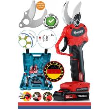 Böhrer BH-21S 600 W 21 V Çift Akülü Yüksek Karbonlu Çelik Kesme Şarjlı Dal Budama Makası