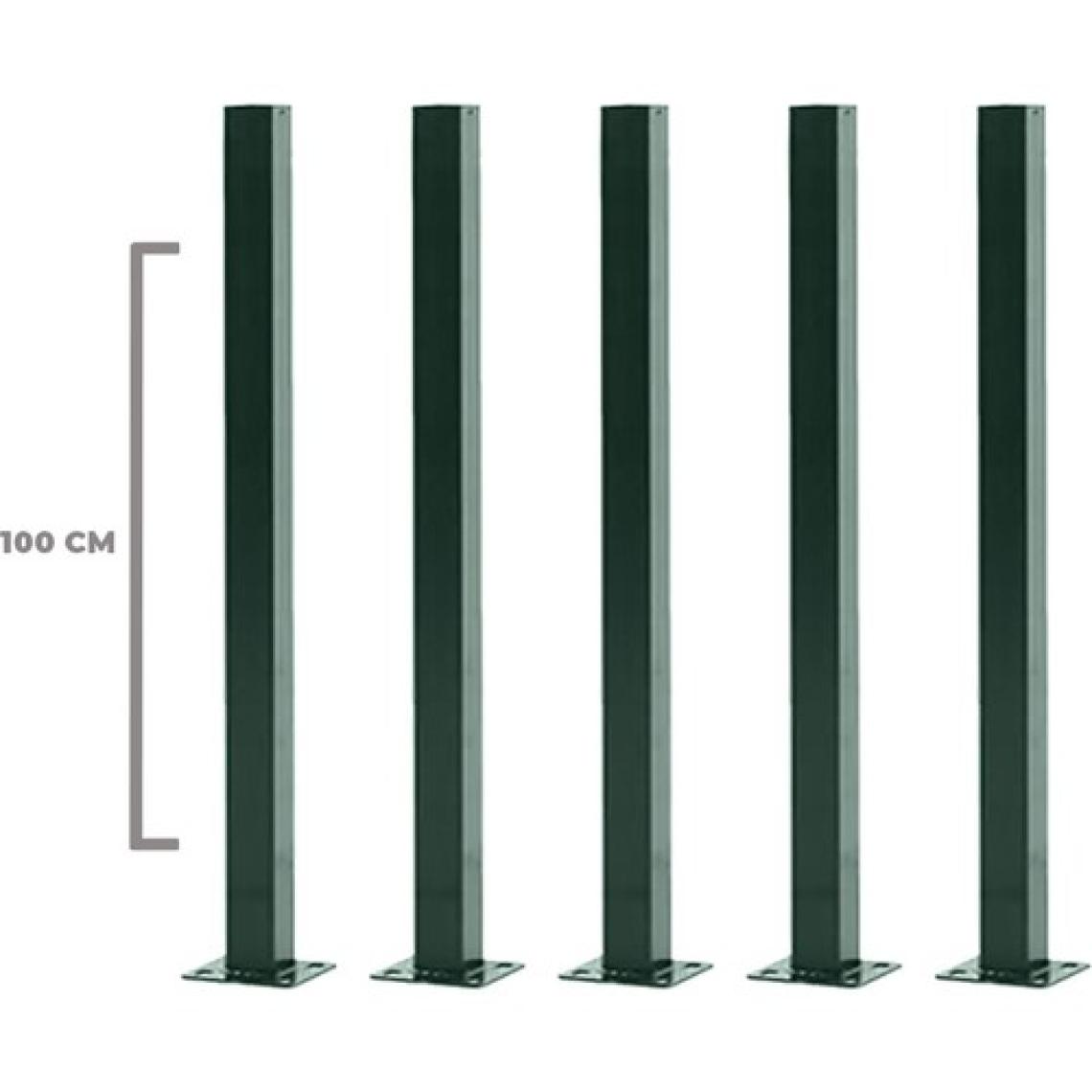 Telfence Panel Çit Direği 100 cm (5 Adet)
