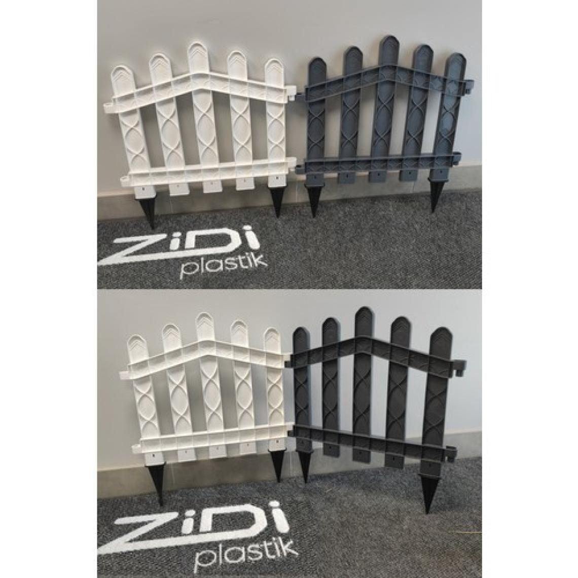 Dekoratif Plastik Bahçe ve Peyzaj Çiti 1 ADET ÇİT (Y: 50 CM / G: 55 CM) TOPRAK AYAKLI