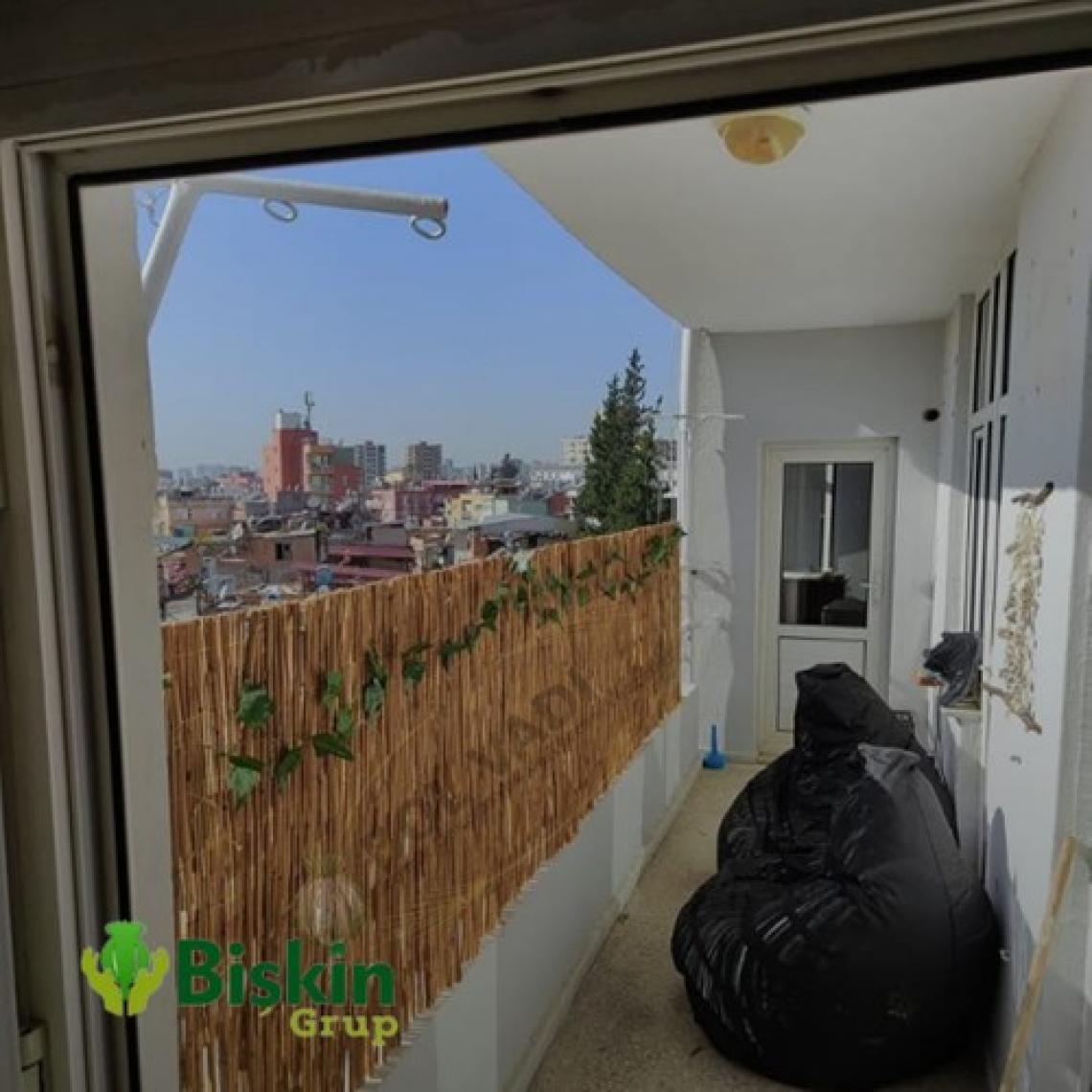 Bişkin Doğal Kamış Hasır Çit 90 Cm X 3 Metre Balkon Çiti Hasır Bambu Çit Bahçe Çiti Ve Gölgelik
