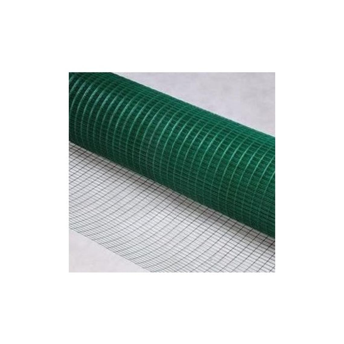 Bahçeciler Pvc Kaplı Puntalı Tel Bahçe Teli Çit -Göz Aralığı 12X12 1,2m x  0.9 mm x 25 M