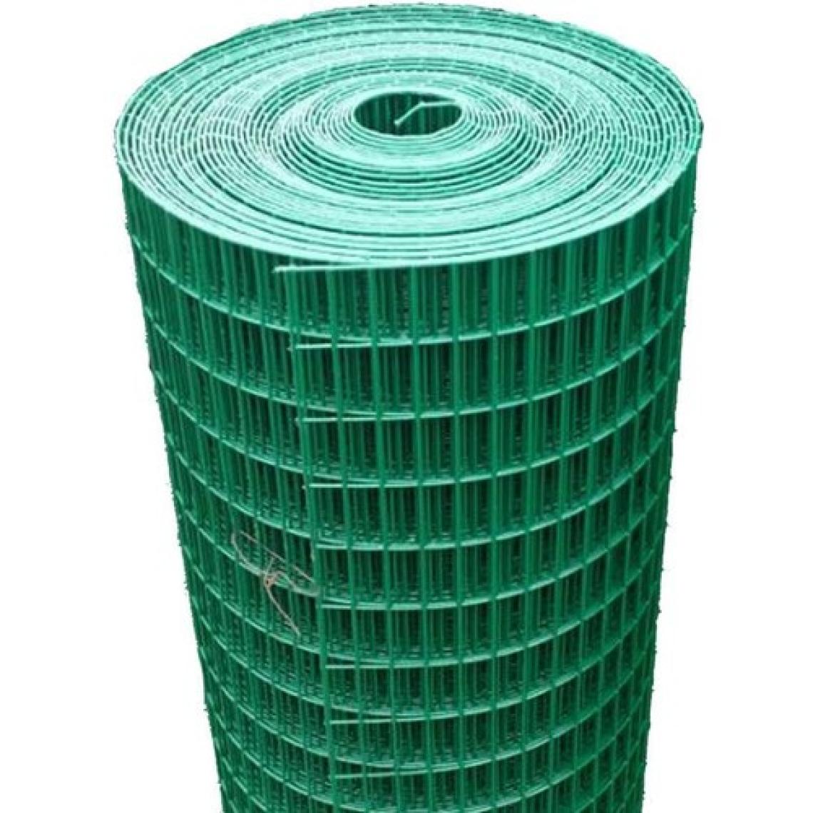 Yamanlar Pvc Kaplı 25 x 25 mm Göz Aralıklı 2 mm Kalınlıkta Kafes Teli-Kümesteli-Tavuk Teli-Çit TELİ-100 cm x 25 M