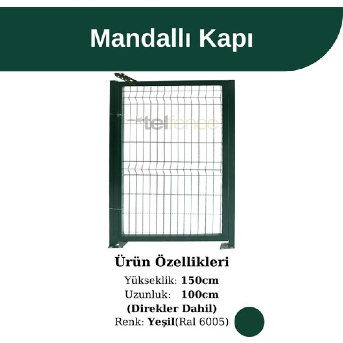 Kanatlı Kapı Hazır Panel Çit Kapı