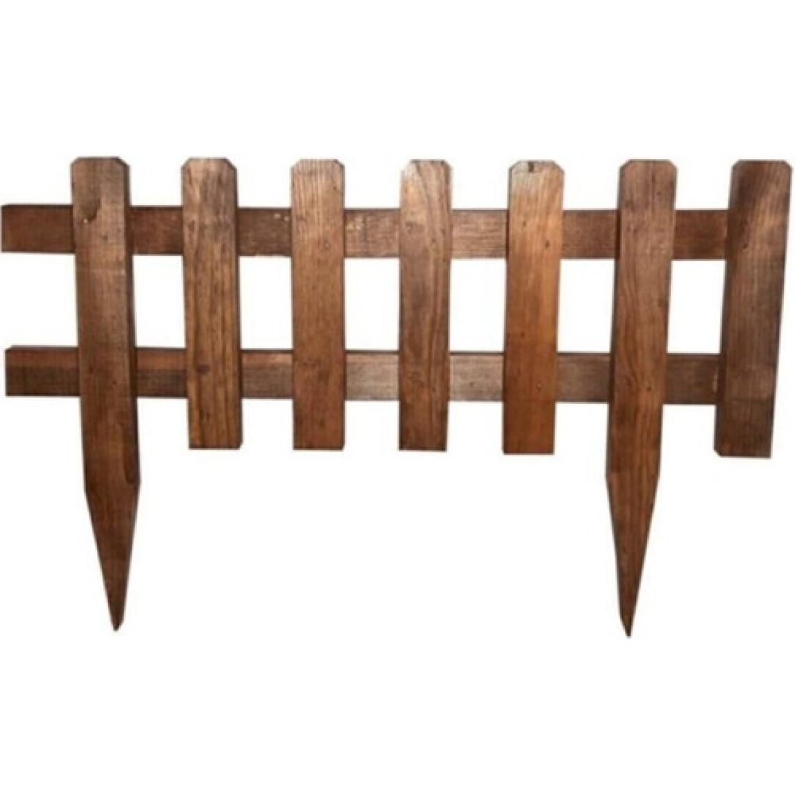 Pinoxi Ahşap Bahçe Çiti Küçük Boy Çit 60X25/40CM