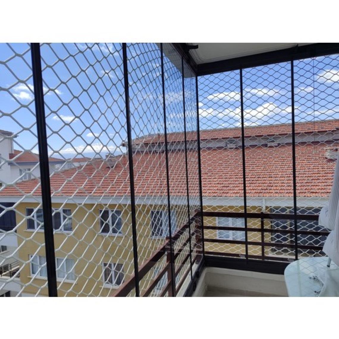 Konak File Çocuk güvenlik filesi, balkon filesi 5*5-6mm (2m*6m)