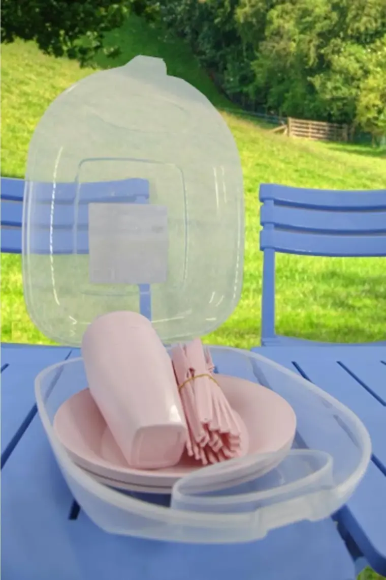 Saban 32 Parça Eko Piknik Seti (Pembe)