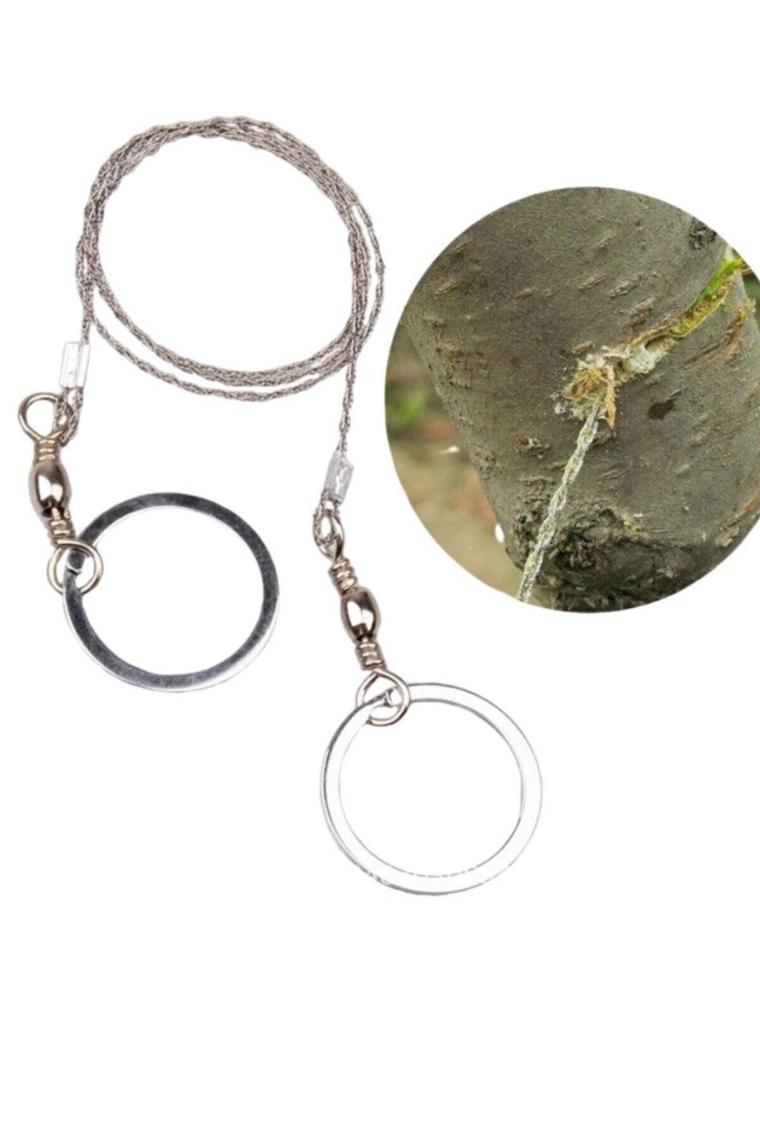Karavanda ,kampda Taşınabilir Mini Zincir Cep Testeresi Dişli Tel Ahşap Plastik Metal Kesici